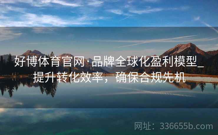 好博体育官网·品牌全球化盈利模型_提升转化效率，确保合规先机